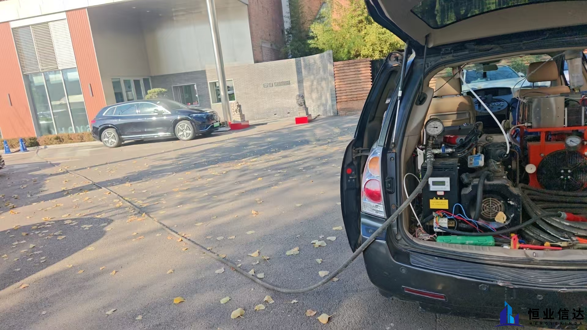 北京某汽车园儿供暖管道漏水检测